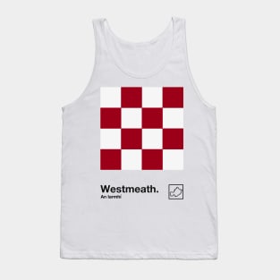 County Westmeath / Original Retro Style Minimalist Design Tank Top